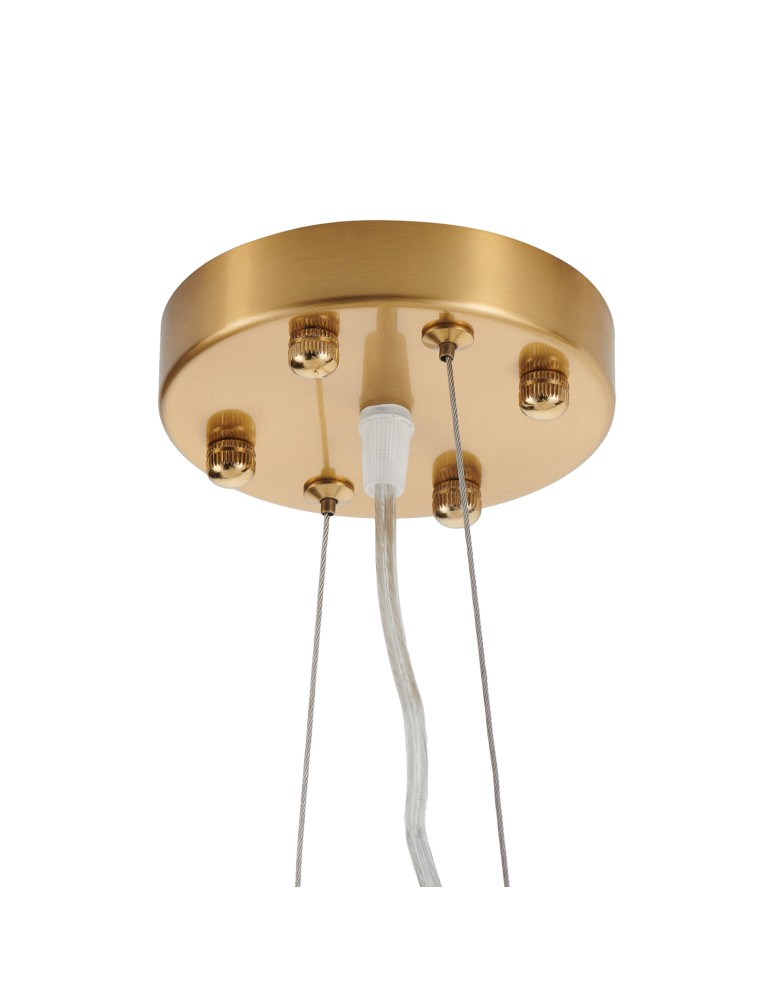 Designer pendant lamps -  Step Into Design BOTANIKA WAVE gold white 135 cm pendant lamp XY080P-120 - product kolory-swiatla.pl 13