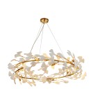 Designer pendant lamps - Step Into Design BOTANIKA pendant lamp gold white 100 cm XY080P-100 - product 2