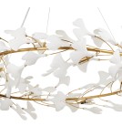 Designer pendant lamps - Step Into Design BOTANIKA pendant lamp gold white 100 cm XY080P-100 - product 3