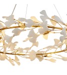 Designer pendant lamps - Step Into Design BOTANIKA pendant lamp gold white 100 cm XY080P-100 - product 4