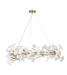 Designer pendant lamps - Step Into Design BOTANIKA pendant lamp gold white 100 cm XY080P-100 - product 7