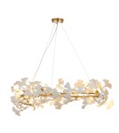Designer pendant lamps - Step Into Design BOTANIKA pendant lamp gold white 100 cm XY080P-100 - product 8