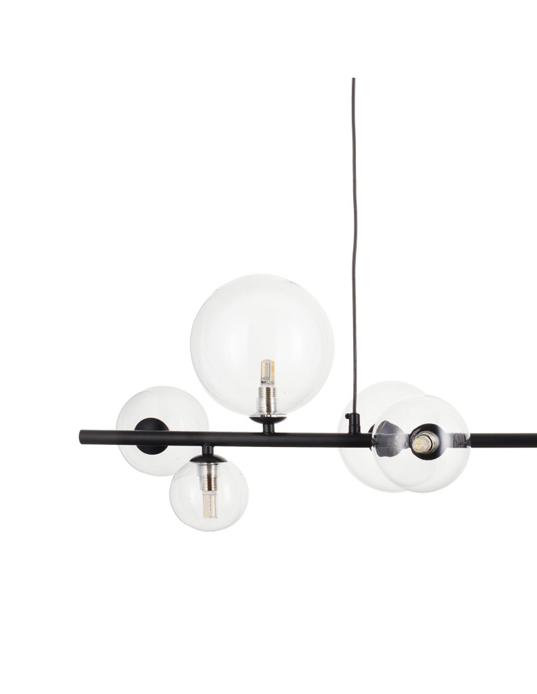 Pendant lamps - Step into Design Hanging ORION LONG-90 Black 90cm  - product kolory-swiatla.pl 3