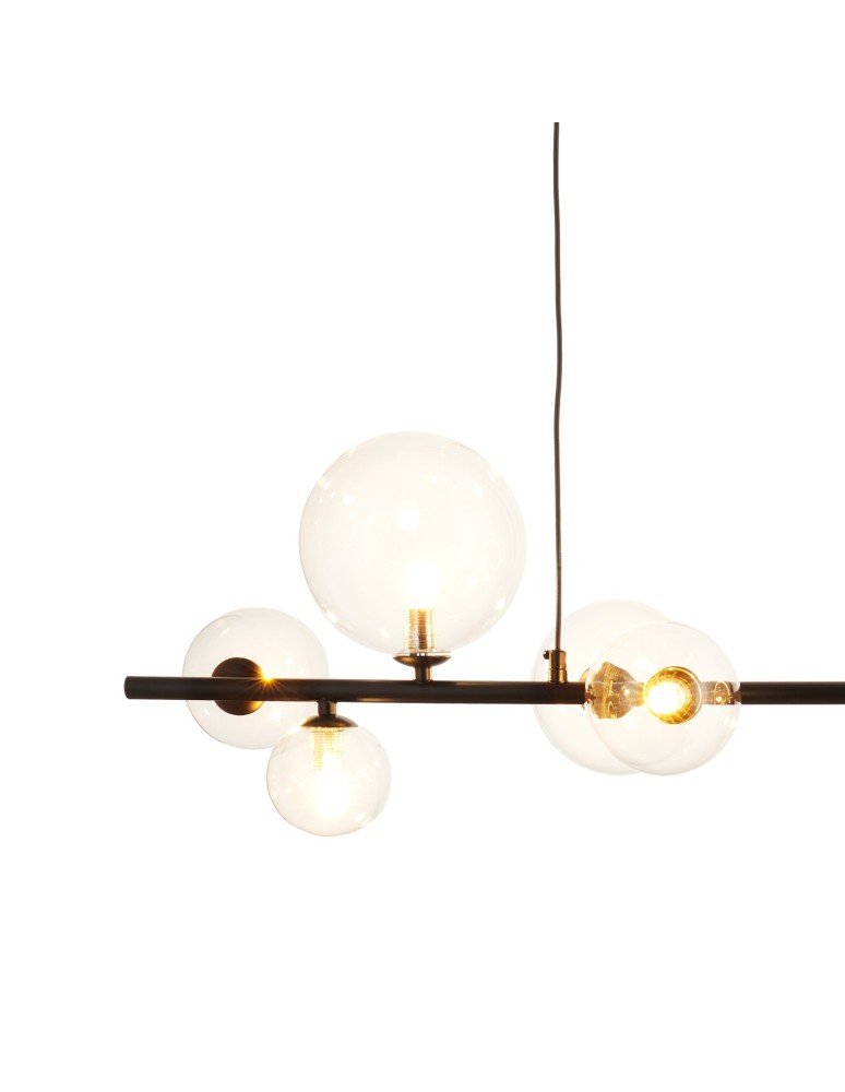 Pendant lamps - Step into Design Hanging ORION LONG-90 Black 90cm  - product kolory-swiatla.pl 4