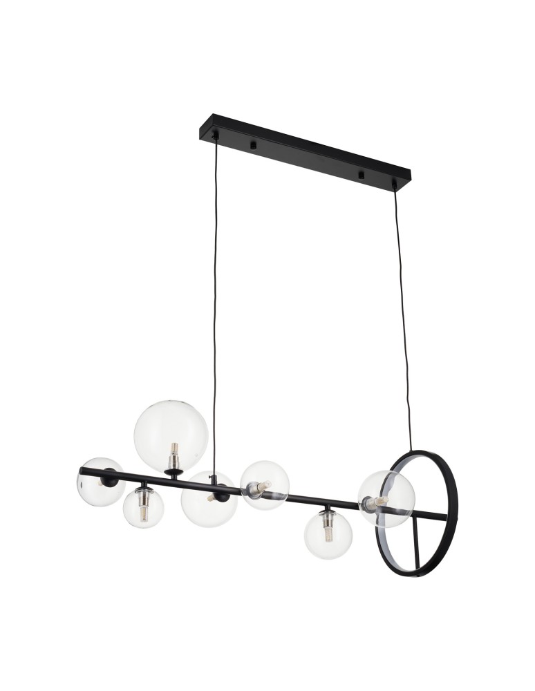 Pendant lamps - Step into Design Hanging ORION LONG-90 Black 90cm  - product kolory-swiatla.pl 5