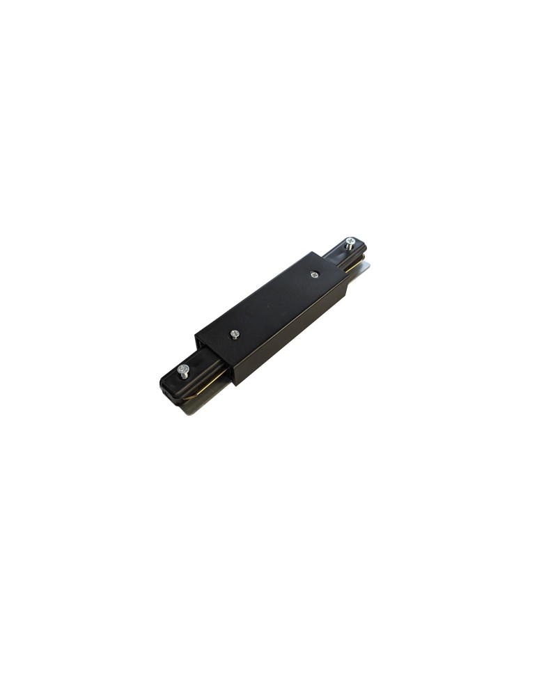 Accessories for 1 phase busbars - Azzardo TRACK 1-LINE STRAIGHT CONNECTOR POWER BK Power Connection for 1 Phase Bus Black Mat AZ5567 - product kolory-swiatla.pl 1