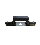 Accessories for 1 phase busbars - Azzardo TRACK 1-LINE STRAIGHT CONNECTOR POWER BK Power Connection for 1 Phase Bus Black Mat AZ5567 - product 2