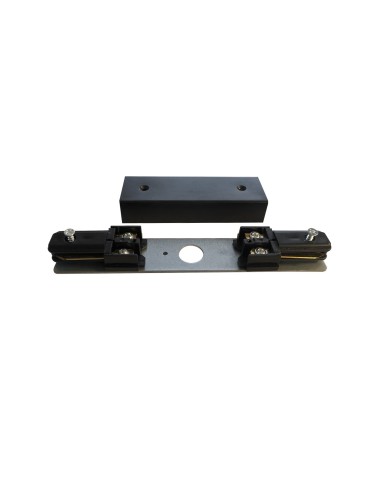 Azzardo TRACK 1-LINE STRAIGHT CONNECTOR POWER BK Power Connection for 1 Phase Bus Black Mat AZ5567 - product 2