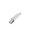 Azzardo TRACK 1-LINE STRAIGHT CONNECTOR POWER WH Power Connection for 1 Phase Bus White Mat AZ5568
