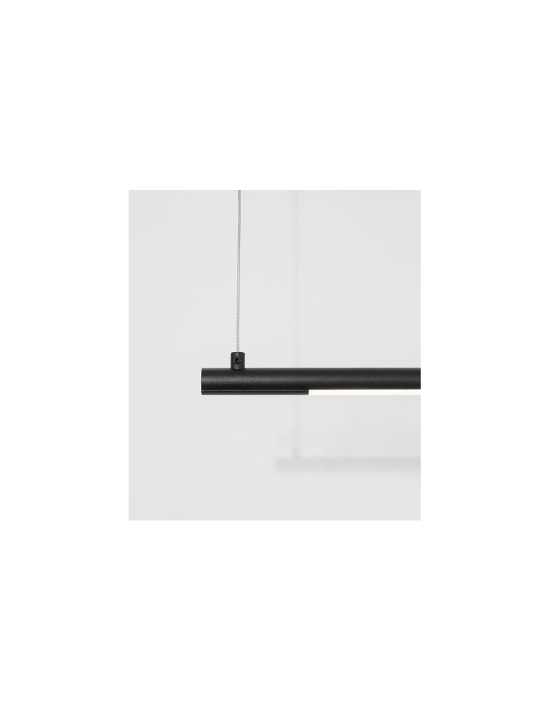 Pendant lamps over desk - Luces Exclusivas BUGA Pendant LED 20W 1400lm 3000K black LE41354 - product kolory-swiatla.pl 3