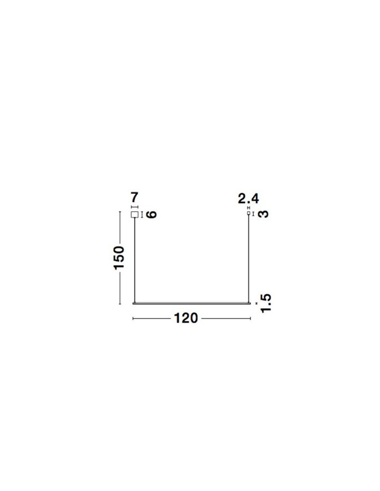 Pendant lamps over desk - Luces Exclusivas BUGA Pendant LED 20W 1400lm 3000K black LE41354 - product kolory-swiatla.pl 5