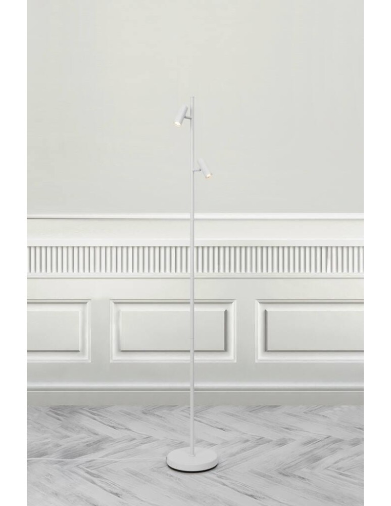 Floor lamps for reading - NORDLUX OMARI LED Metal Floor Lamp White 2112254001 - product kolory-swiatla.pl 4