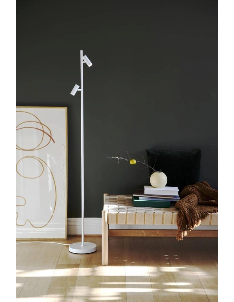 Floor lamps for reading - NORDLUX OMARI LED Metal Floor Lamp White 2112254001 - product kolory-swiatla.pl 5