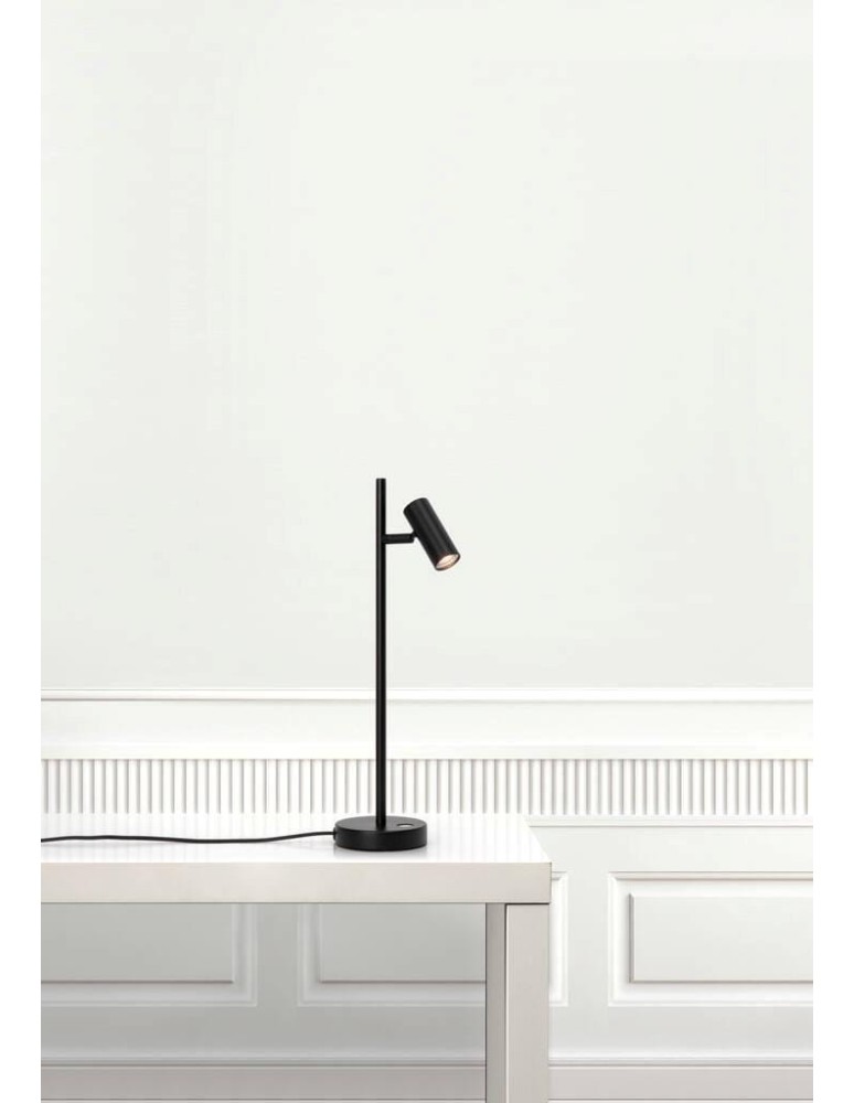 Desk lamps - NORDLUX OMARI LED Metal Table Lamp Black 2112245003 - product kolory-swiatla.pl 4