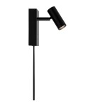 Wall lamps for bedrooms - NORDLUX OMARI Wall lamp LED metal wall lamp Black 2112231003 - product 2
