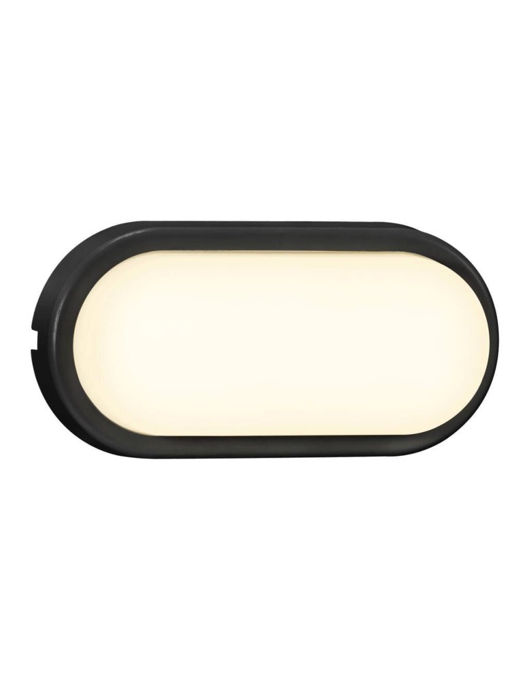 Outdoor wall lamps - NORDLUX CUBA_OUT LED Plastic Wall Lamp Black 2019181003 - product kolory-swiatla.pl 4