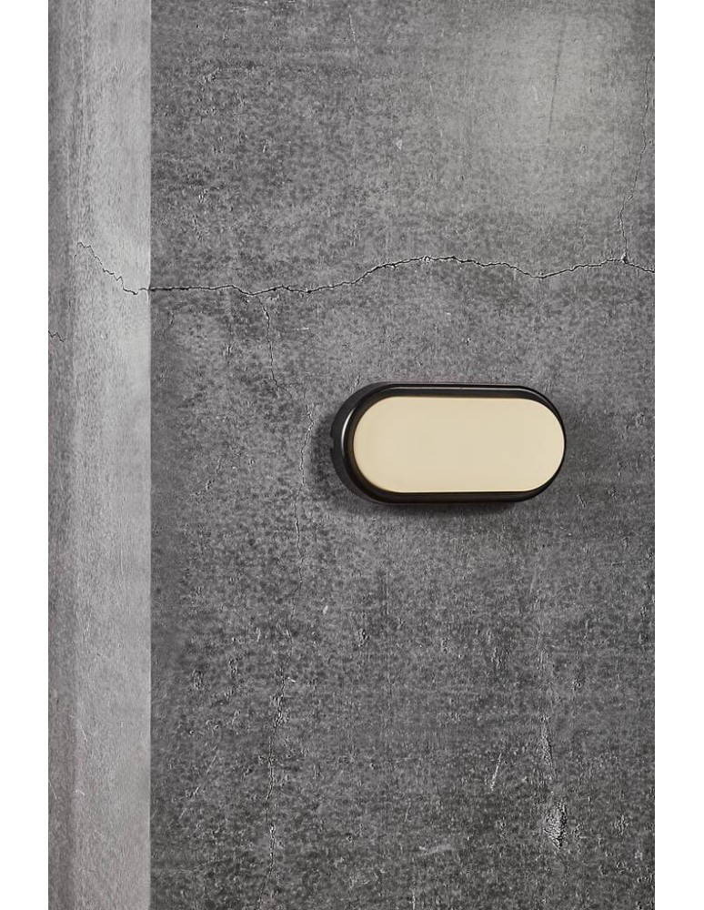 NORDLUX CUBA_OUT Lampa Ścienna LED Plastik Czarny 2019181003