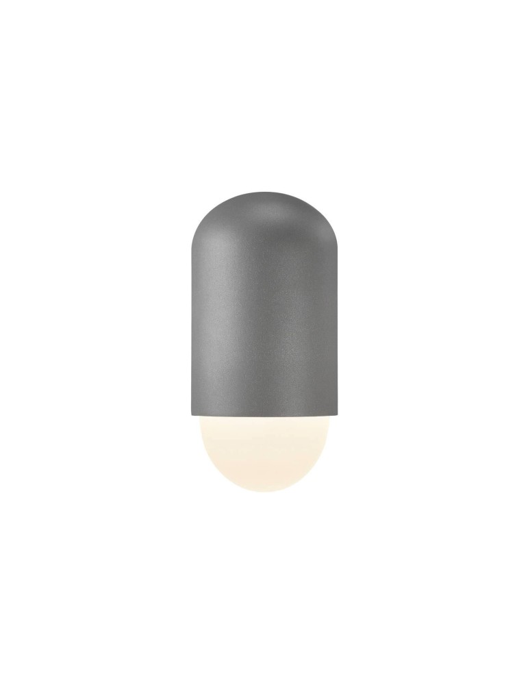 Outdoor wall lamps - NORDLUX HEKA Wall Lamp E27 15W Aluminum Grey 2118211050 - product kolory-swiatla.pl 3
