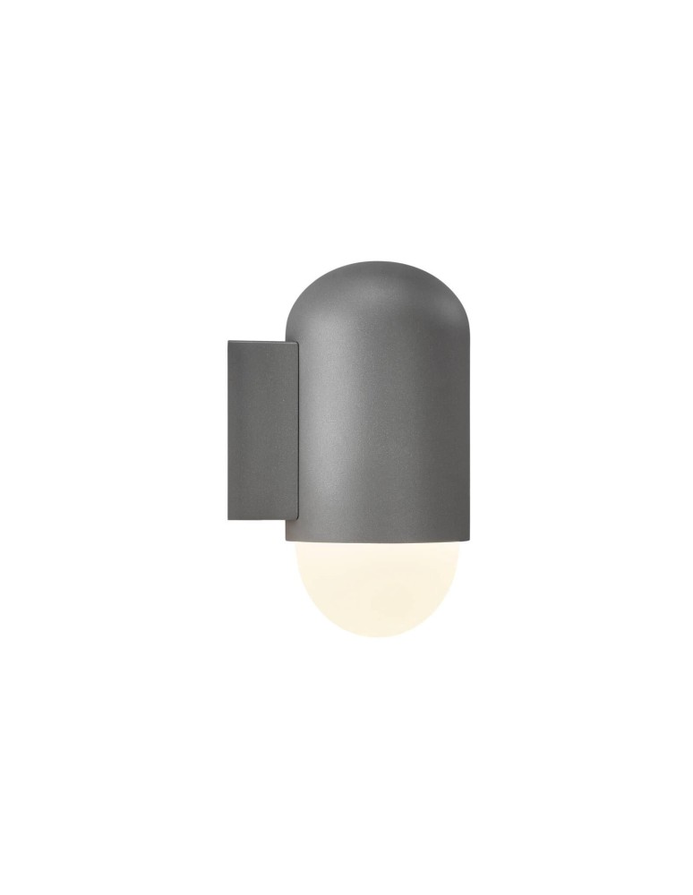 Outdoor wall lamps - NORDLUX HEKA Wall Lamp E27 15W Aluminum Grey 2118211050 - product kolory-swiatla.pl 4