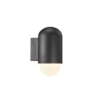 Outdoor wall lamps - NORDLUX HEKA Wall Lamp E27 15W Aluminum Black 2118211003 - product 1