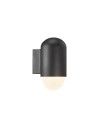 NORDLUX HEKA Lampa Ścienna E27 15W Aluminium Czarny 2118211003