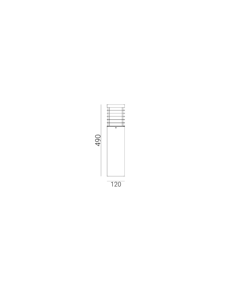 Standing garden lamps - Norlys Halmstad 49cm Standing 1xE27 IP65 Black 295B - product kolory-swiatla.pl 2
