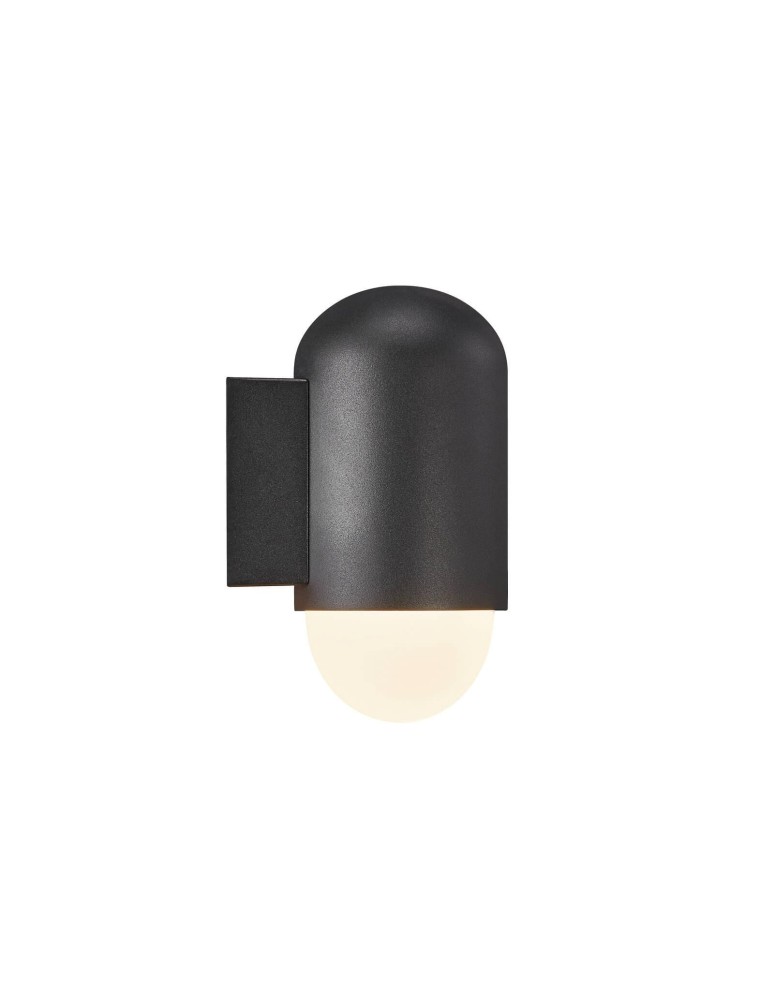Outdoor wall lamps - NORDLUX HEKA Wall Lamp E27 15W Aluminum Black 2118211003 - product kolory-swiatla.pl 4