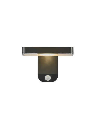 NORDLUX RICA Solar Led Plastic Wall Lamp Black 2118161003