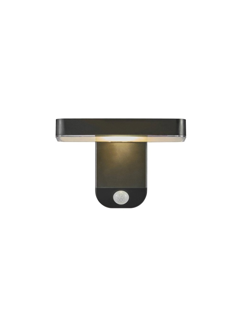 Solar lamps - NORDLUX RICA Solar Led Plastic Wall Lamp Black 2118161003 - product kolory-swiatla.pl 1