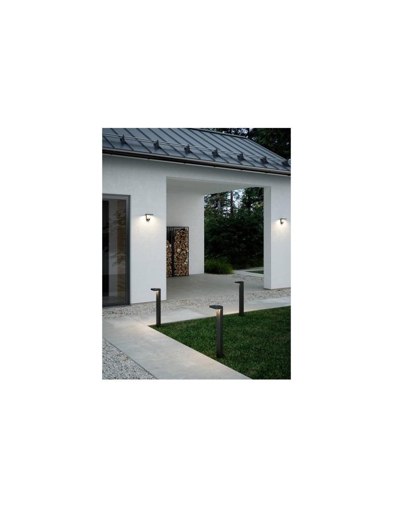 Solar lamps - NORDLUX RICA Solar Led Plastic Wall Lamp Black 2118161003 - product kolory-swiatla.pl 6