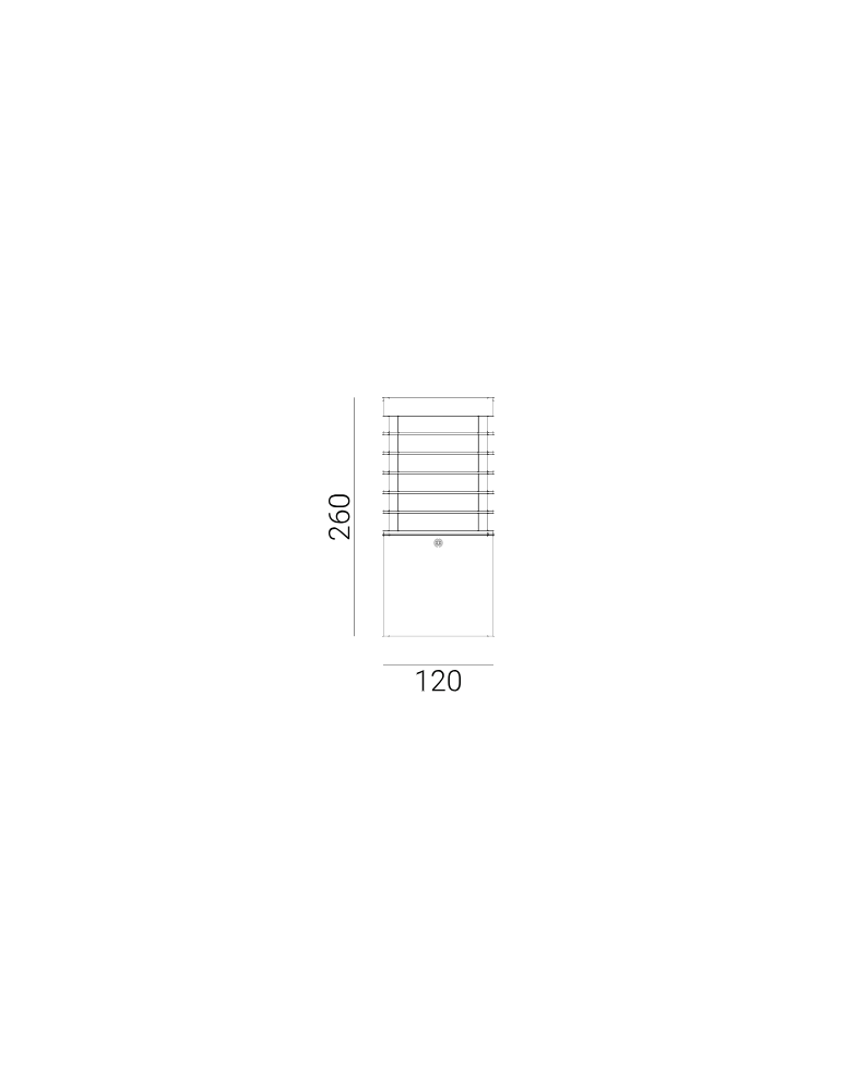 Standing garden lamps - Norlys Halmstad 26cm LED Standing 10W 295lm 3000K IP65 Black 211B - product kolory-swiatla.pl 2