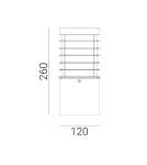 Standing garden lamps - Norlys Halmstad 26cm Standing 1xE27 IP65 Black 210B - product 2