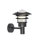 Outdoor wall lamps - NORDLUX LONSTRUP Wall Lamp E27 60W Black 71431003 - product 1
