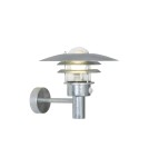 Outdoor lights with motion sensor - NORDLUX LONSTRUP Wall Lamp E27 60W Silver 71412031 - product 1