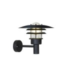 Outdoor wall lamps - NORDLUX LONSTRUP Wall Lamp E27 60W Black 71411003 - product 1