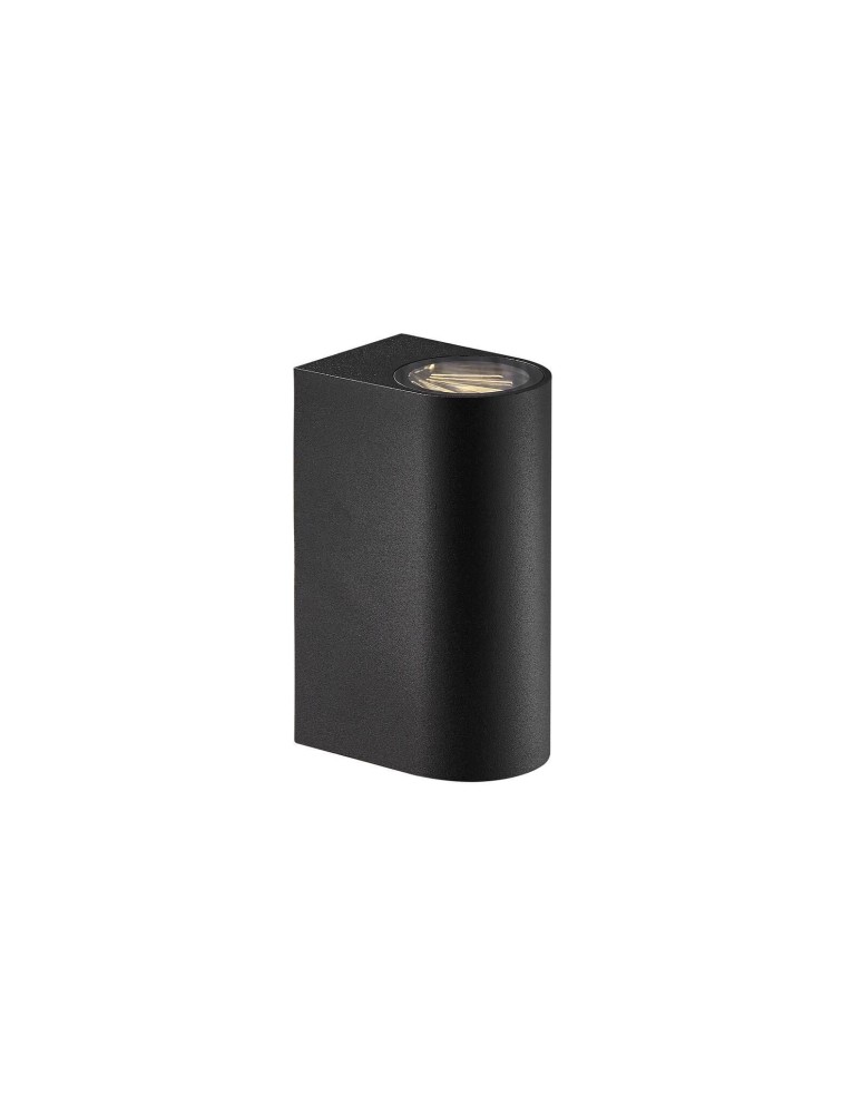 Outdoor wall lamps - NORDLUX ASBOL LED Aluminum Wall Lamp Black 84971003 - product kolory-swiatla.pl 1
