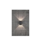 Outdoor wall lamps - NORDLUX ASBOL LED Aluminum Wall Lamp Black 84971003 - product 5
