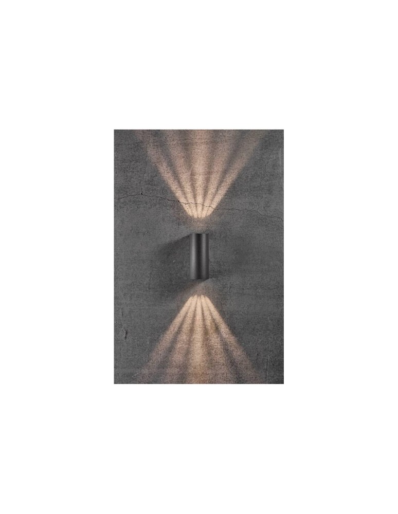 Outdoor wall lamps - NORDLUX ASBOL LED Aluminum Wall Lamp Black 84971003 - product kolory-swiatla.pl 7