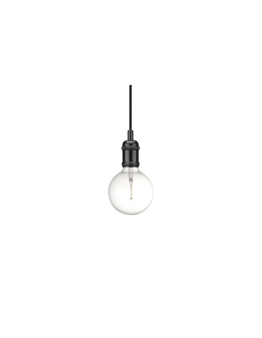 NORDLUX AVRA Pendant Lamp E27 60W Metal Black/Chrome 84800003