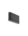 NORDLUX KINVER LED Metal Wall Lamp Black 84181003