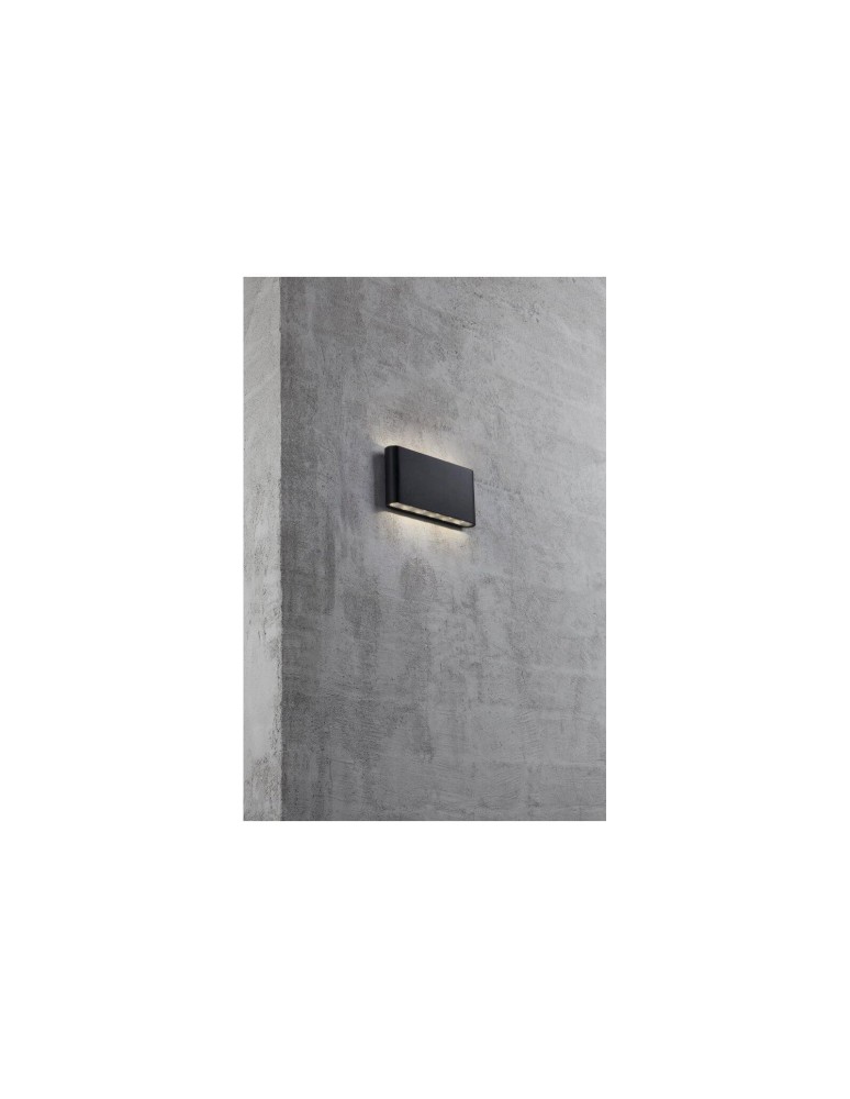 Outdoor wall lamps - NORDLUX KINVER LED Metal Wall Lamp Black 84181003 - product kolory-swiatla.pl 2