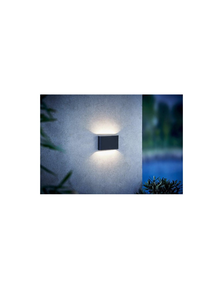 NORDLUX KINVER Lampa Ścienna LED Metal Czarny 84181003
