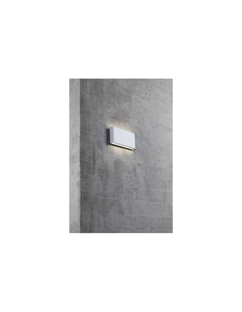 Outdoor wall lamps - NORDLUX KINVER LED Metal Wall Lamp White 84181001 - product kolory-swiatla.pl 2