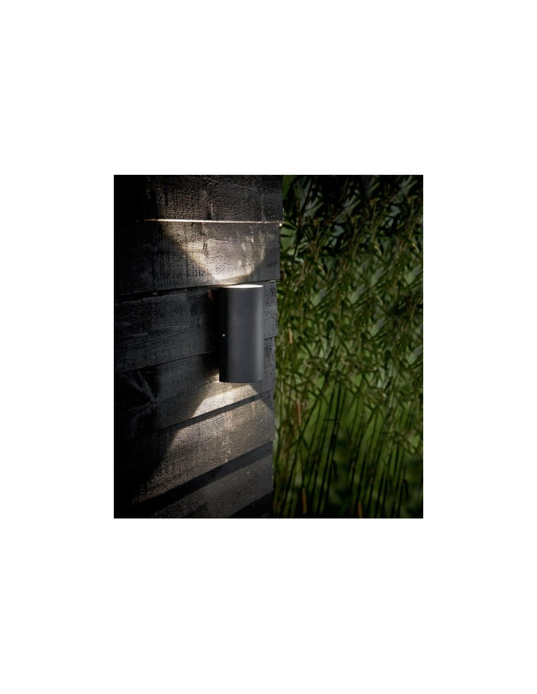 Outdoor wall lamps - NORDLUX ROLD LED Metal Wall Lamp Black 84141003 - product kolory-swiatla.pl 3