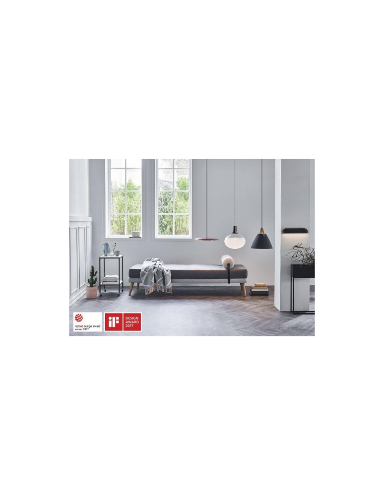 Outdoor wall lamps - NORDLUX FRONT LED Metal Wall Lamp Black 84091003 - product kolory-swiatla.pl 5