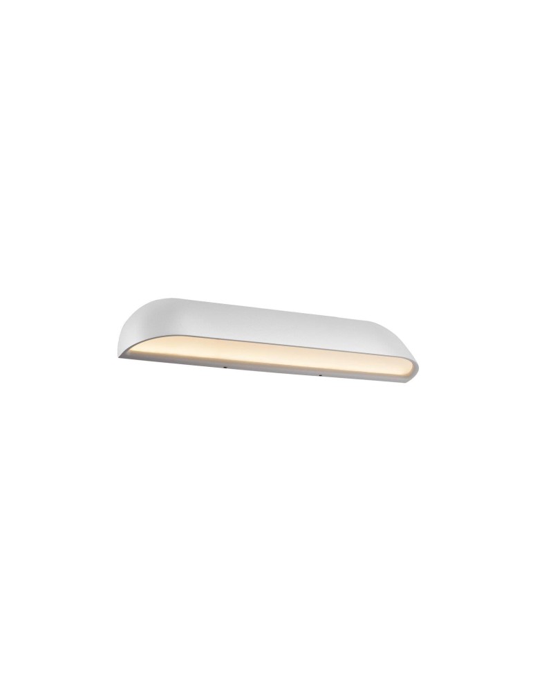 Outdoor wall lamps - NORDLUX FRONT LED Metal Wall Lamp White 84091001 - product kolory-swiatla.pl 1
