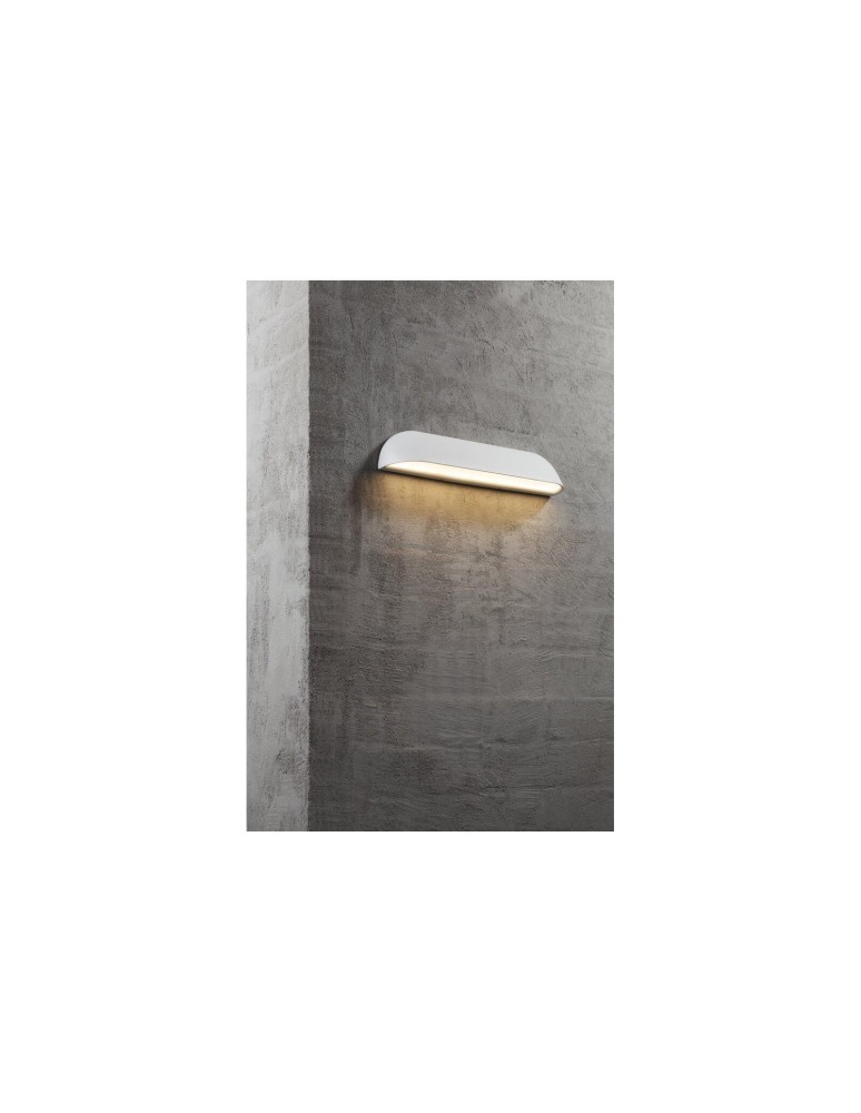 Outdoor wall lamps - NORDLUX FRONT LED Metal Wall Lamp White 84091001 - product kolory-swiatla.pl 3