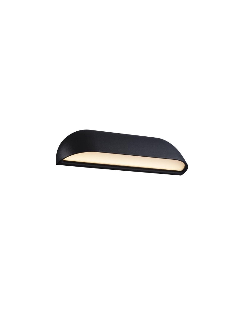 Outdoor wall lamps - NORDLUX FRONT LED Metal Wall Lamp Black 84081003 - product kolory-swiatla.pl 1