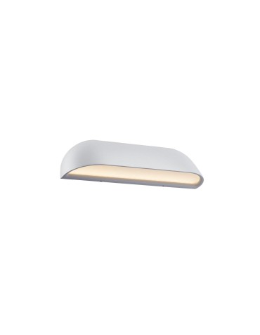 NORDLUX FRONT LED Metal Wall Lamp White 84081001