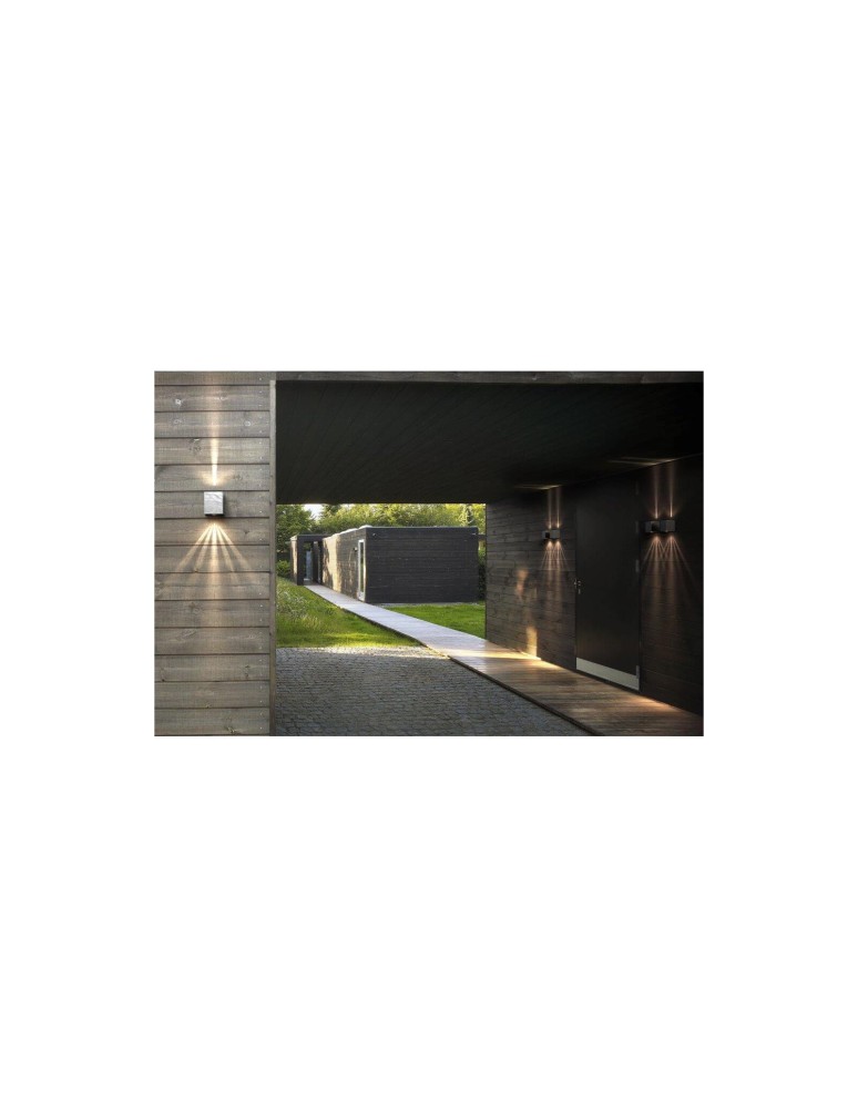 Outdoor wall lamps - NORDLUX CANTO LED Metal Wall Lamp Silver 49711031 - product kolory-swiatla.pl 4